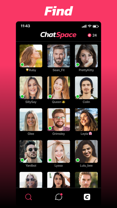 ChatSpace - Chat, Talk & Fun App Store screenshot 1