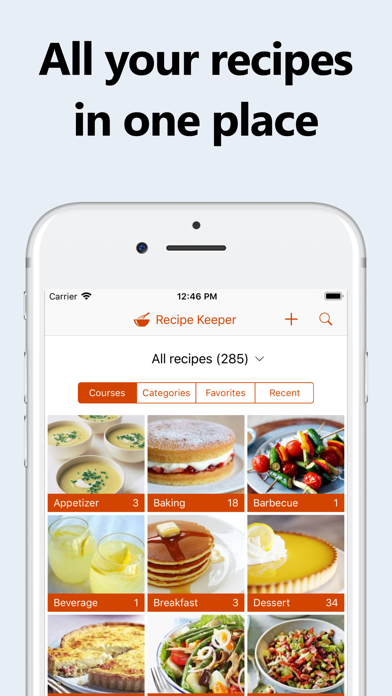 Recipe Keeper App Store screenshot 1