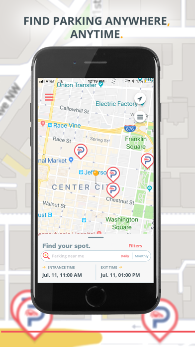 Parking.com - Find Parking Now App Store screenshot 1