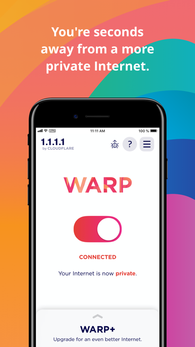 1.1.1.1: Faster Internet App Store screenshot 2