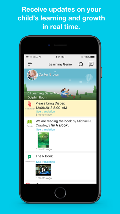Learning Genie for Parents App Store screenshot 1