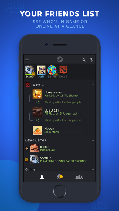 Steam Chat App Store screenshot 1