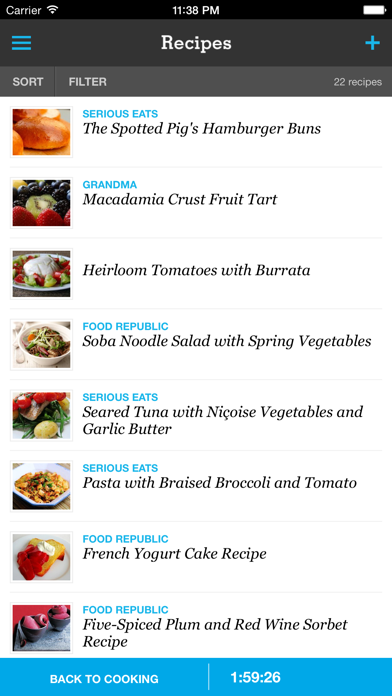 Pepperplate Cooking Planner App Store screenshot 1