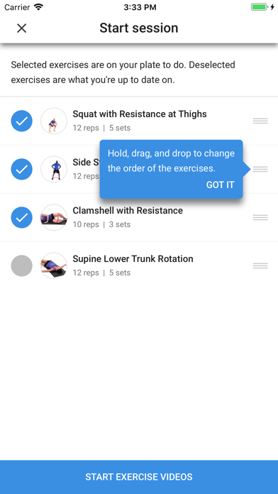 Medbridge GO for Patients App Store screenshot 2