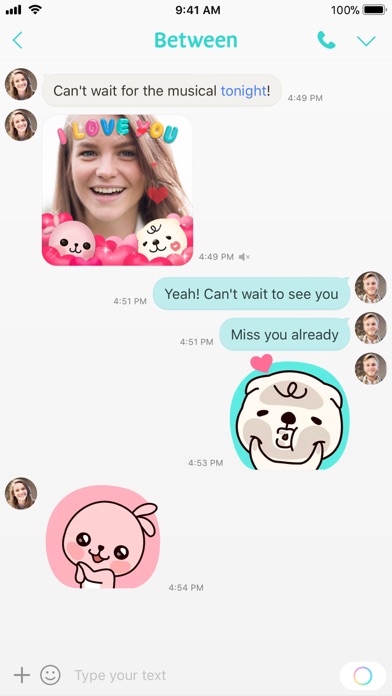 Between, Couples Love Tracker App Store screenshot 2