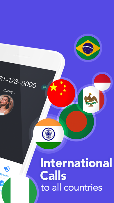 TalkU: Unlimited Calls + Texts App Store screenshot 2