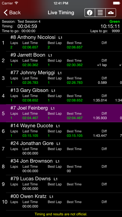 Race Monitor App Store screenshot 2