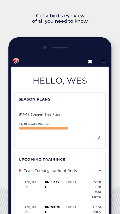 PlayMetrics App Store screenshot 1