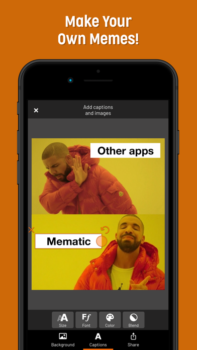 Mematic - The Meme Maker App Store screenshot 2