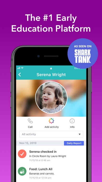 brightwheel: Child Care App App Store screenshot 1