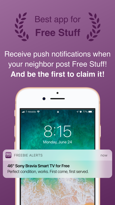 Freebie Alerts: Free Stuff App App Store screenshot 1