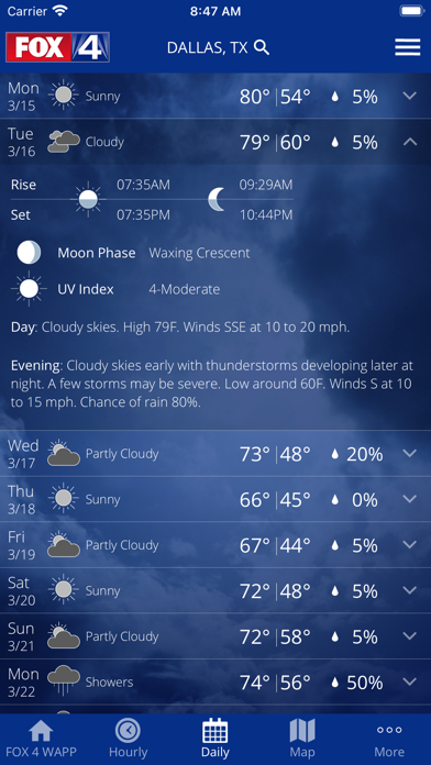 FOX 4 Dallas-FTW: Weather App Store screenshot 2