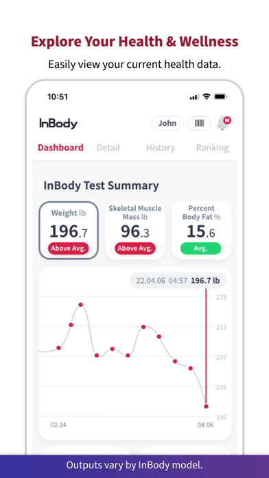 InBody App Store screenshot 1