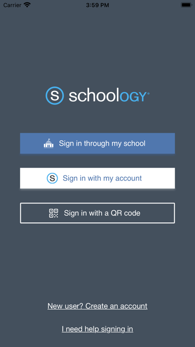 Schoology App Store screenshot 1
