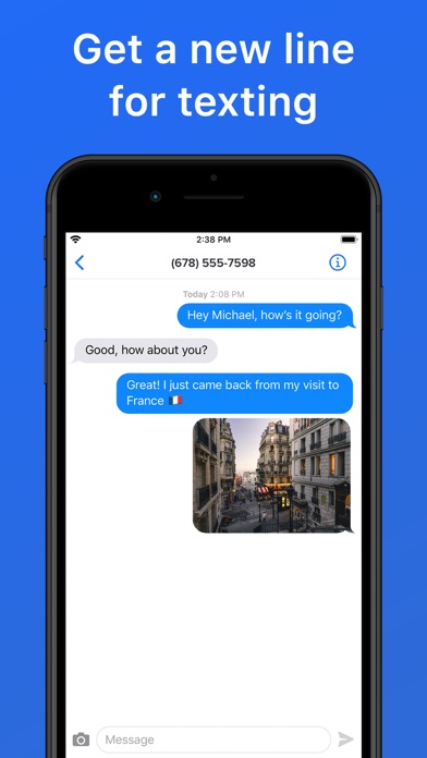Second Texting Number App Store screenshot 1