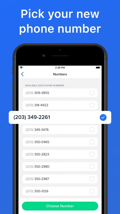 Second Texting Number App Store screenshot 2