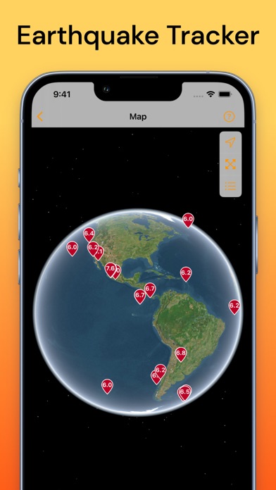 QuakeFeed Earthquake Alerts App Store screenshot 1