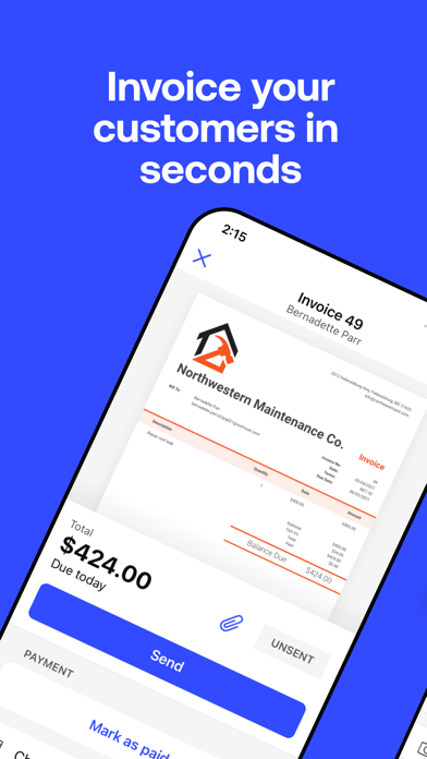 Invoice2go: Easy Invoice Maker App Store screenshot 1