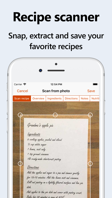 Recipe Keeper App Store screenshot 2