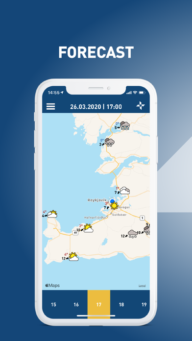Veður App Store screenshot 1