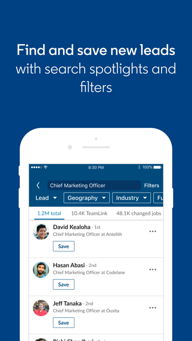 LinkedIn Sales Navigator App Store screenshot 2