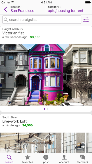 craigslist App Store screenshot 1