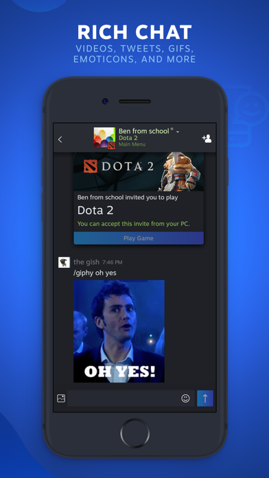 Steam Chat App Store screenshot 2
