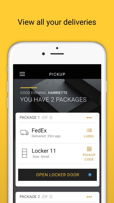 Luxer One App Store screenshot 2