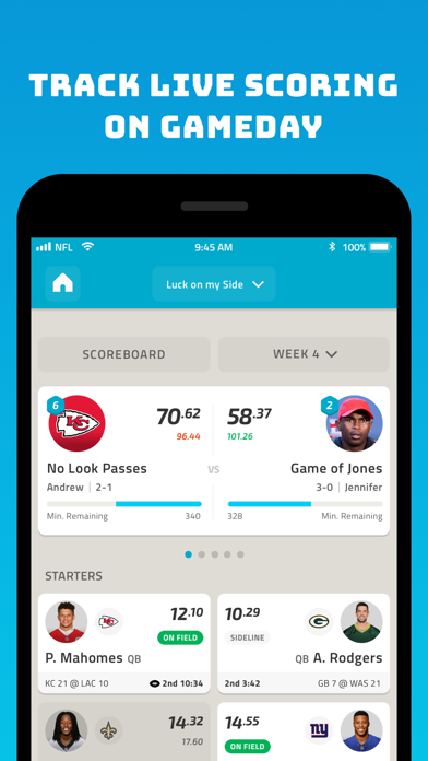 NFL Fantasy Football App Store screenshot 1