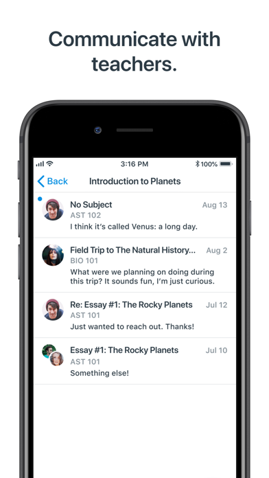 Canvas Parent App Store screenshot 1