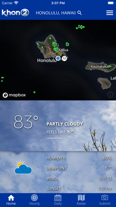 KHON2 WX - Radar & Forecasts App Store screenshot 1