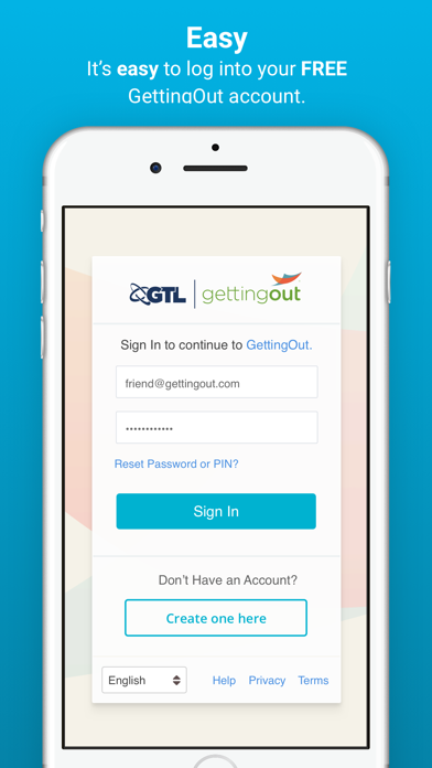 GettingOut App Store screenshot 2
