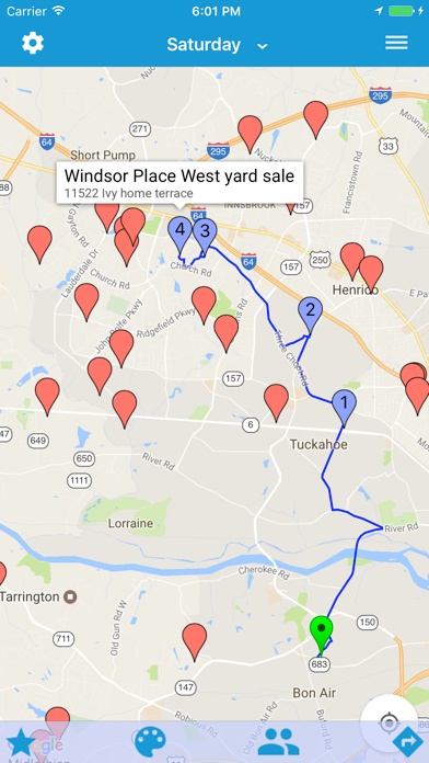 Yard Sale Treasure Map App Store screenshot 1