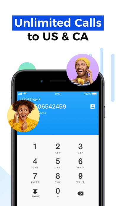Dingtone: Phone Calls + Texts App Store screenshot 2