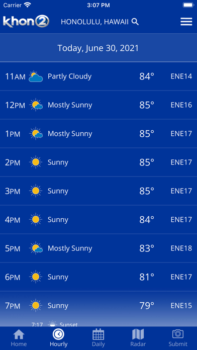 KHON2 WX - Radar & Forecasts App Store screenshot 2