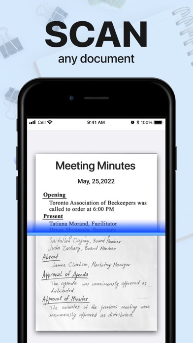 xScan : Document Scanner App App Store screenshot 1