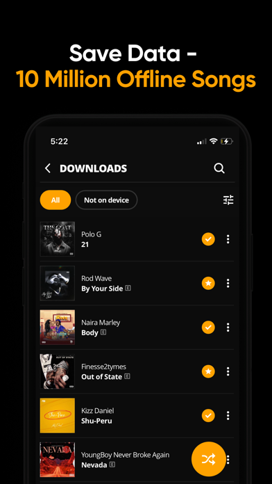 Audiomack - Play Music Offline App Store screenshot 2