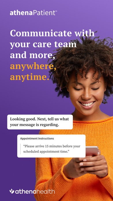 athenaPatient App Store screenshot 1
