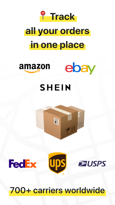 Package tracker: Parcels Hub App Store screenshot 1