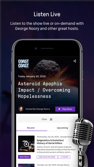 Coast to Coast AM Insider App Store screenshot 2