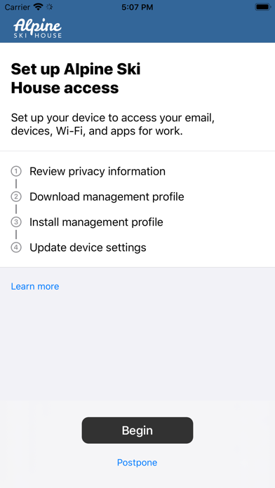 Intune Company Portal App Store screenshot 1
