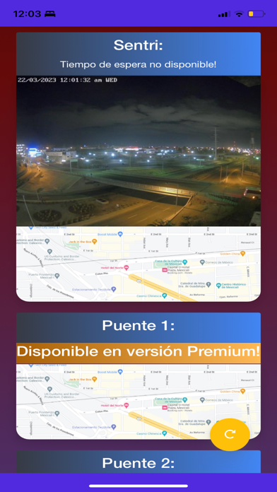Cruce Directo Garitas App Store screenshot 1