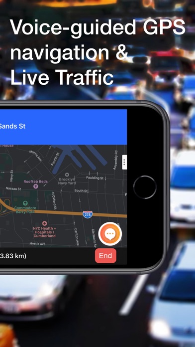 Traffie Navigation & Traffic App Store screenshot 2