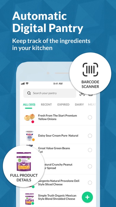 Cooklist: Pantry Meals Recipes App Store screenshot 1