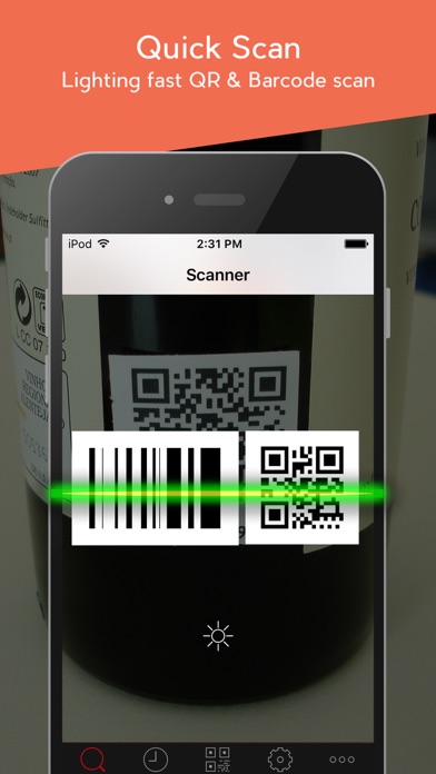 Barcode Scanner - QR Scanner App Store screenshot 1