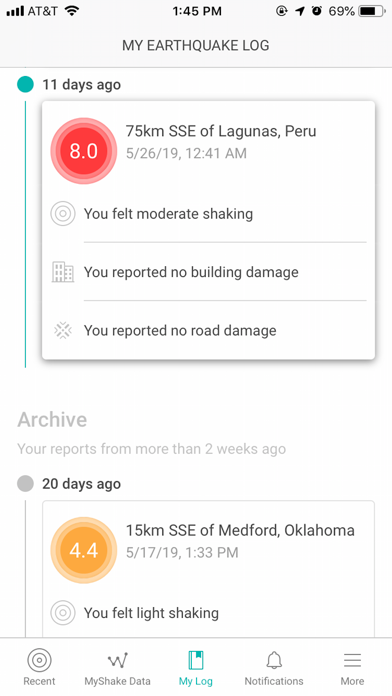 MyShake Earthquake Alerts App Store screenshot 2