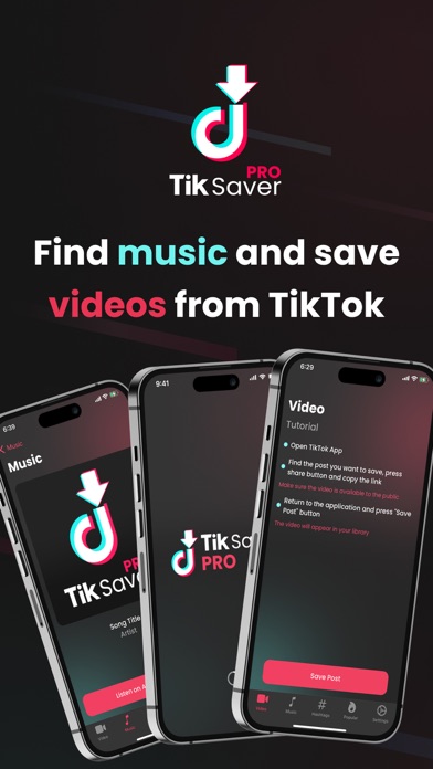 Tik Saver Pro Video Downloader App Store screenshot 1