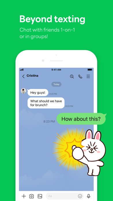 LINE screenshot