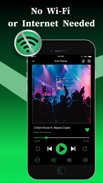 Offline Music Player App Store screenshot 2