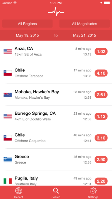 My Earthquake Alerts Pro App Store screenshot 2